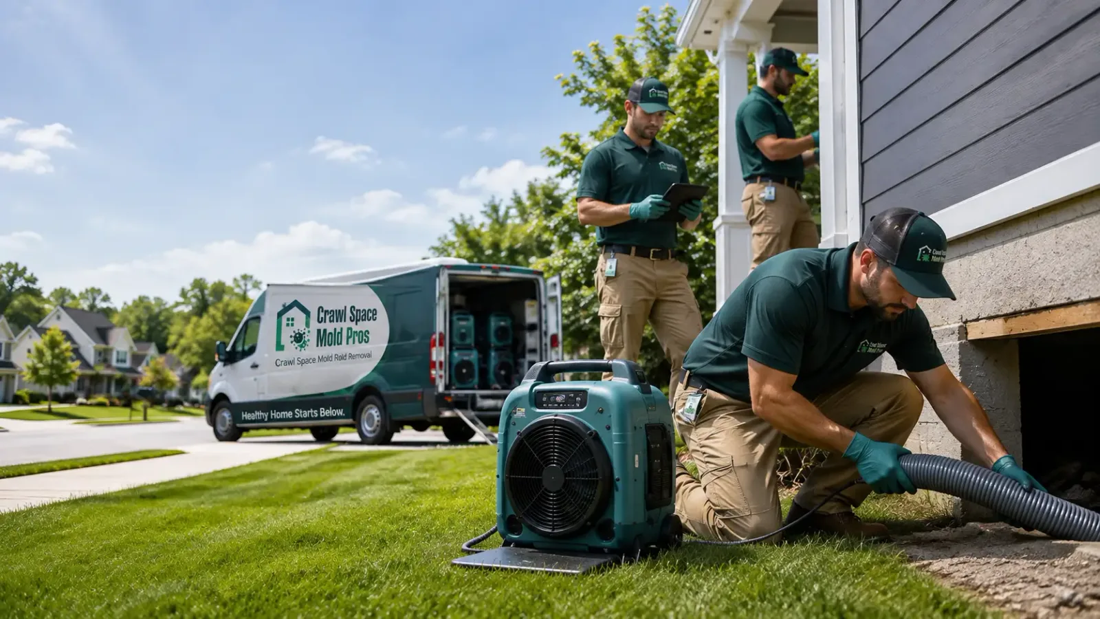 Crawl Space Mold Removal in Arvada, WY